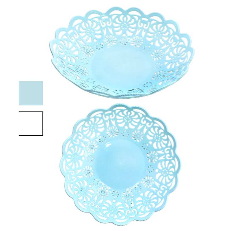 Cesto Plastico Agujeros De Flores Colores Surtidos