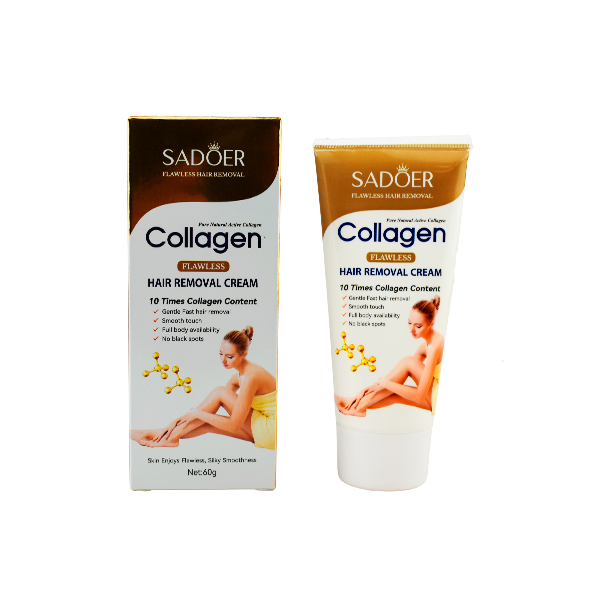 Crema depiladora con colágeno - Sadoer