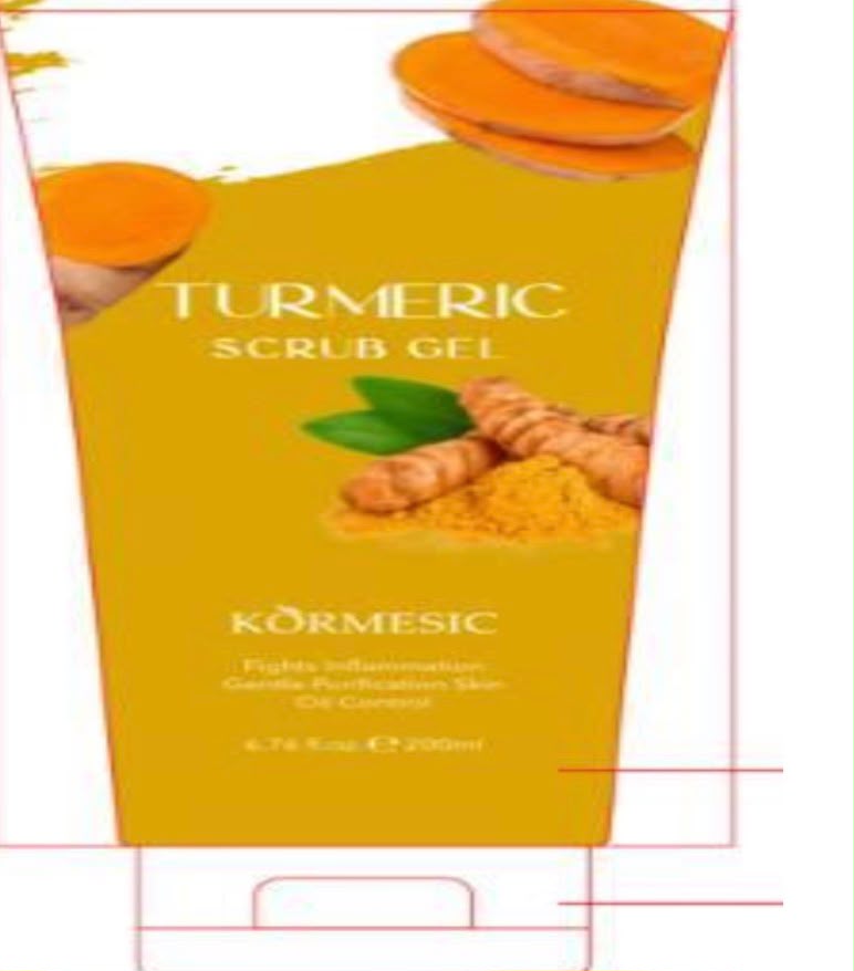 Exfoliante corporal con extracto de cúrcuma - Kormesic