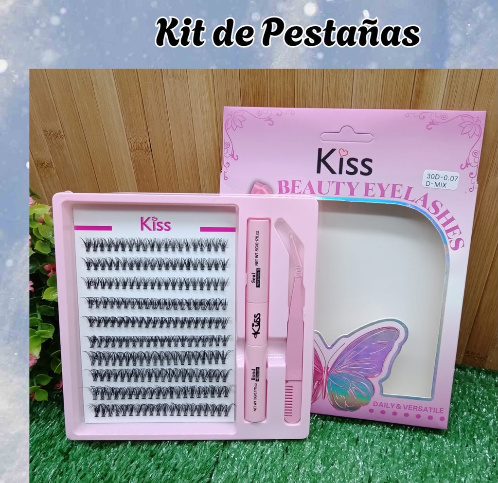 Set de pestañas artificiales - Kiss