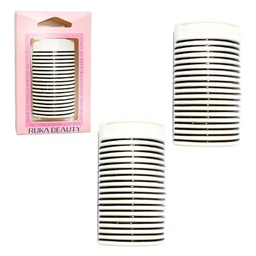 [B6049] Set de 18 tiras de pegamento p/pestañas ruka beauty empaque rosado